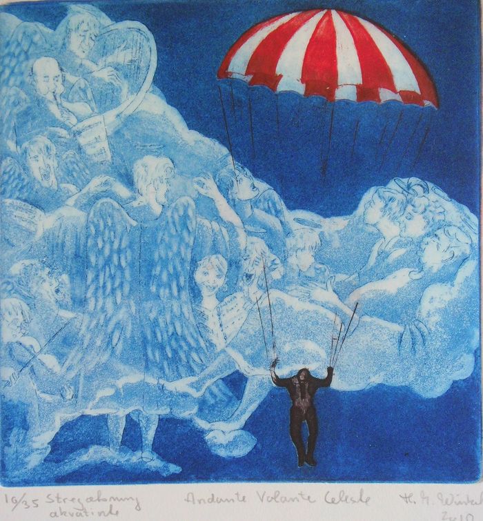 Andante,Volante,Celeste
ætsning  20x20