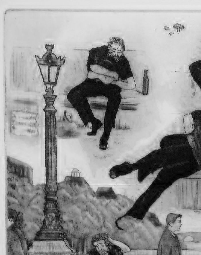 Lopper-Skitser fra Pont Neuf